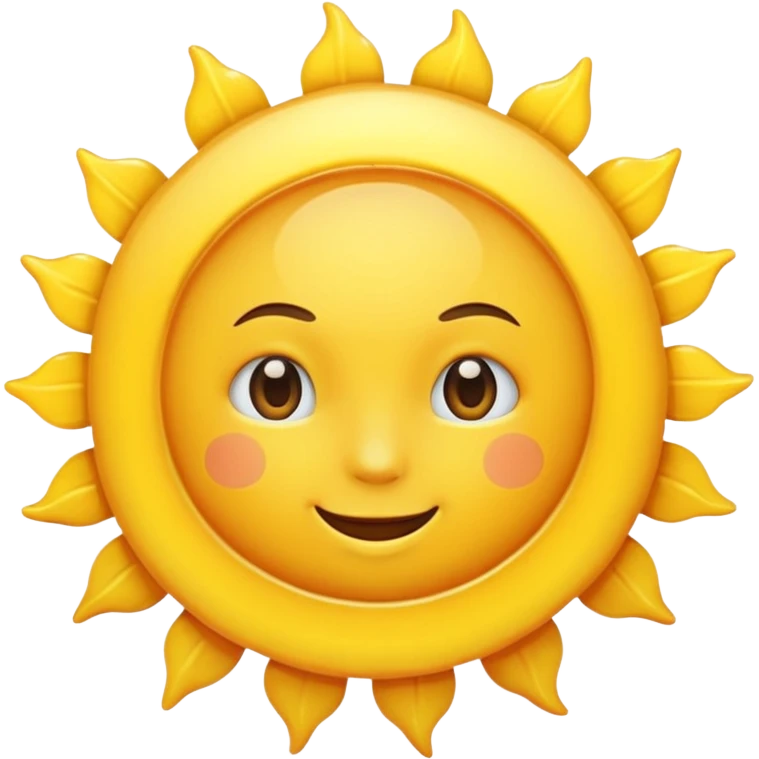 Sun in sky emoji