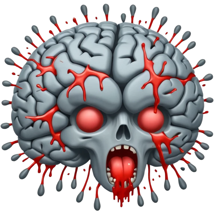 Brain explosion emoji