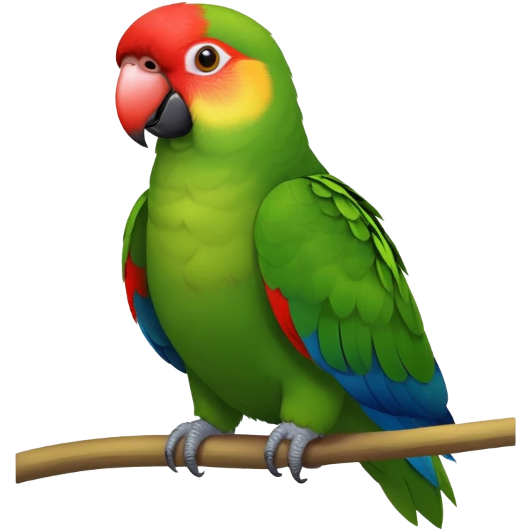 The Red Fronted Amazon Parrot emoji