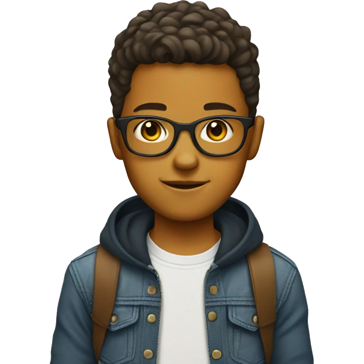 Hipster Kid emoji
