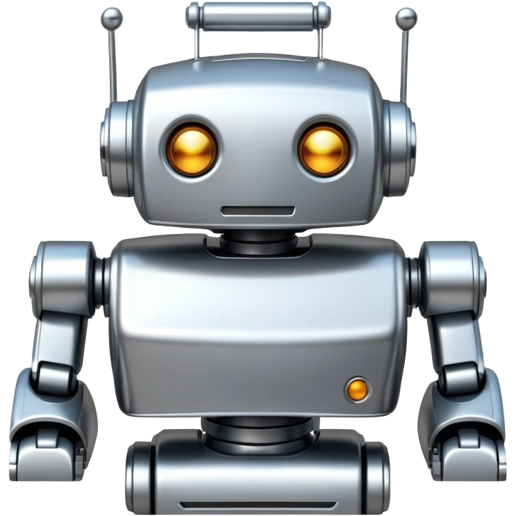 classic robot emoji