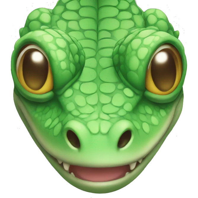 Lizard cute emoji