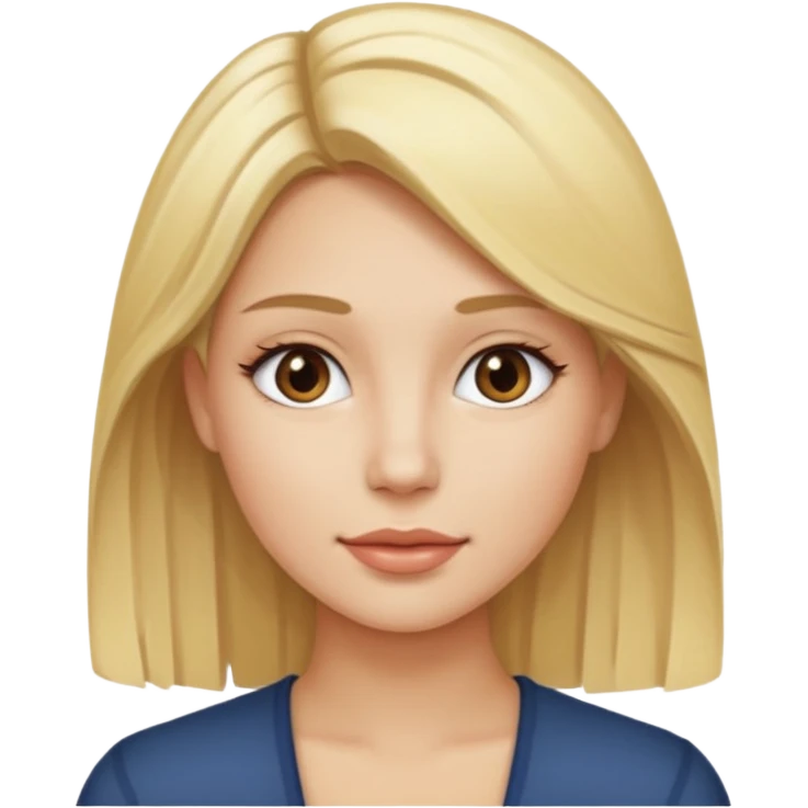 and only blonde highlights emoji