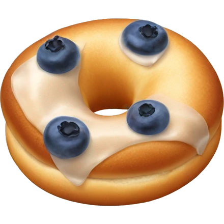 Blueberry Bagels emoji