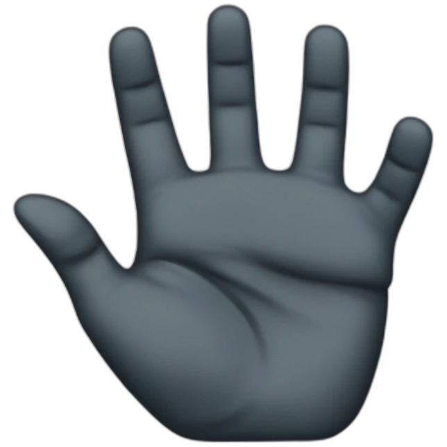 not today hand gesture emoji