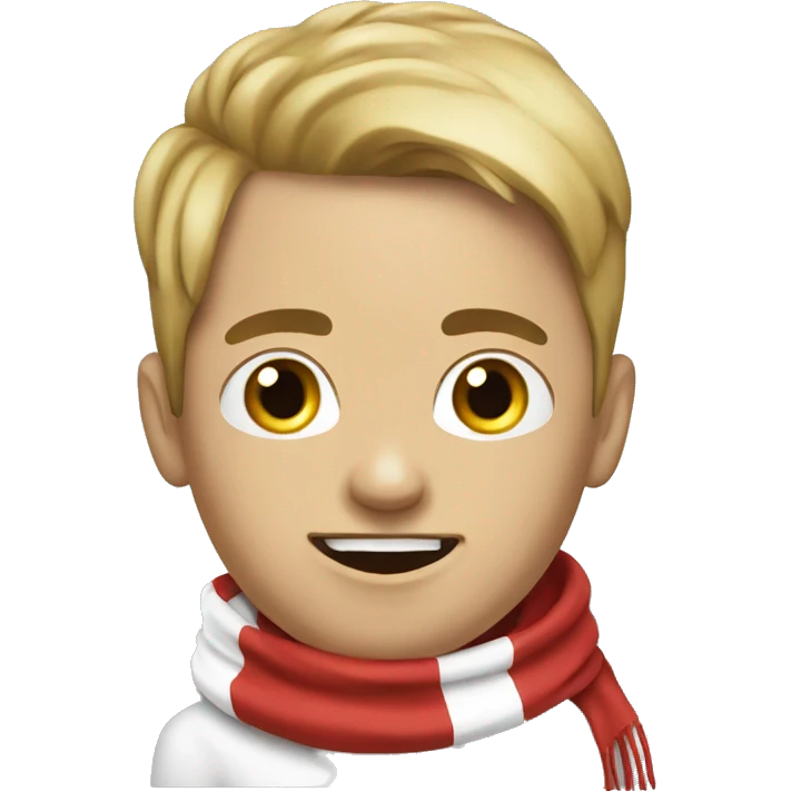 Football fun with scarf emoji
