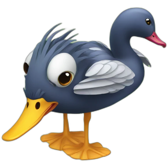 spider duck emoji