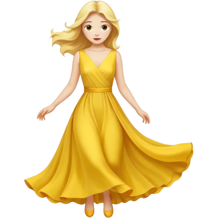 yellow dress emoji