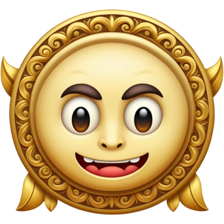 A Thronglet that seems to have devious intent emoji