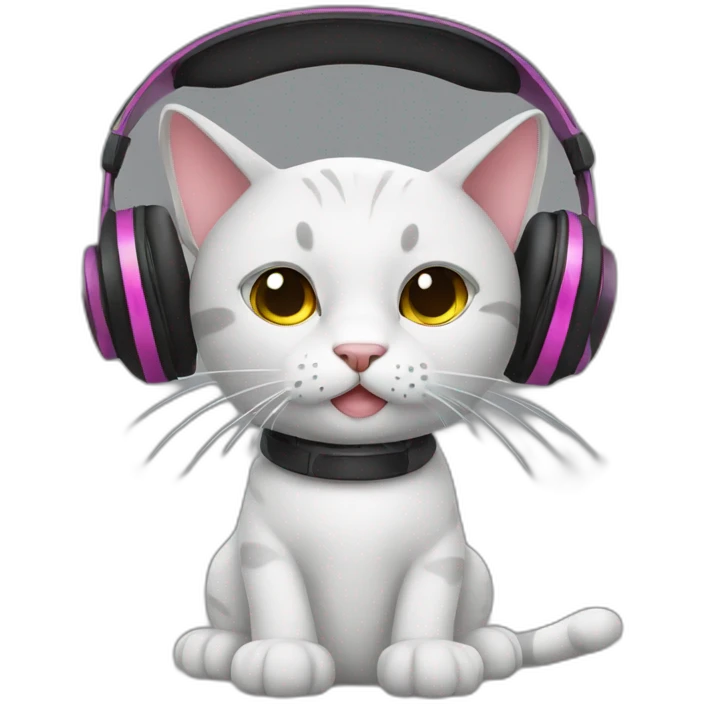 Dj cat emoji