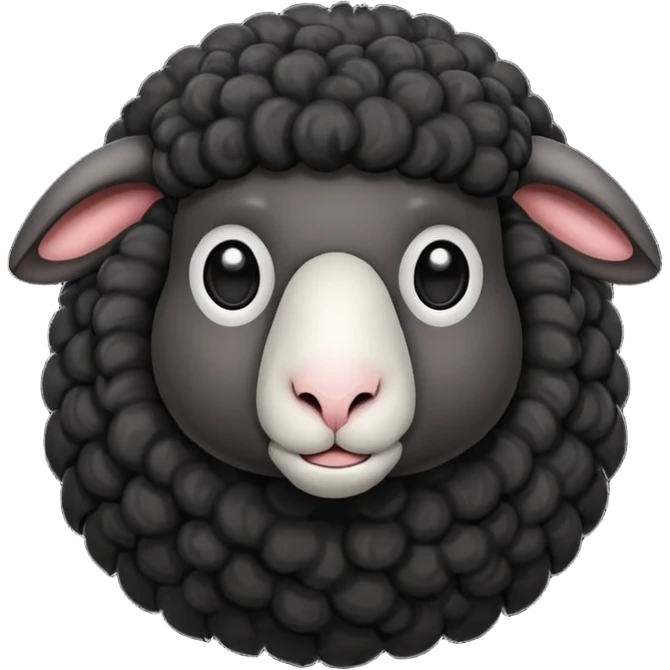 Ovejits negra emoji