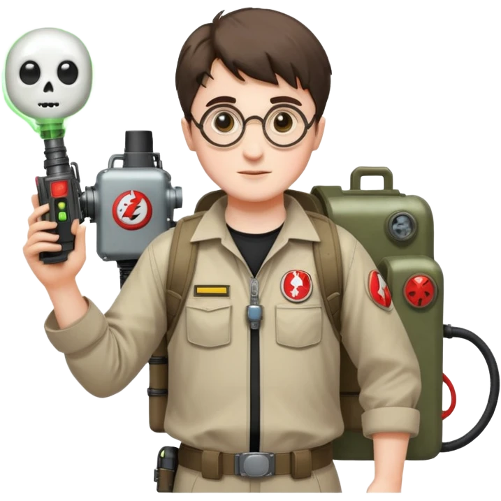 Harry Potter as a ghostbuster  emoji