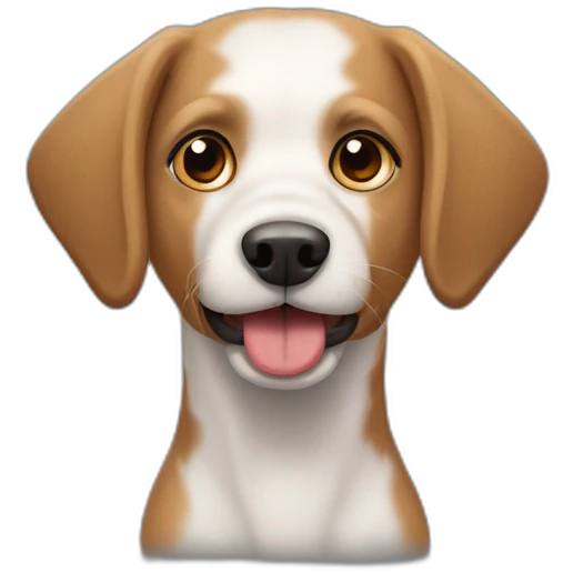 Cachorro de perro salchicha de pelo duro  emoji