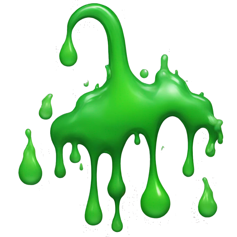 green drip emoji