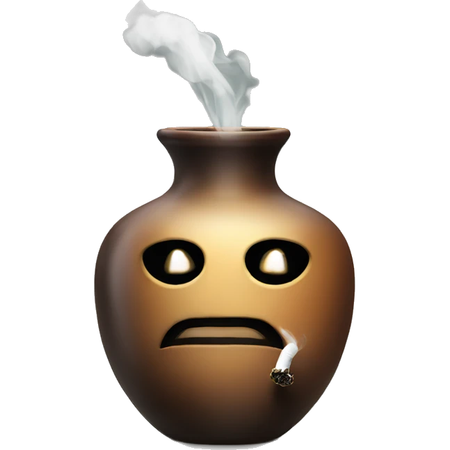 smoking vase  emoji