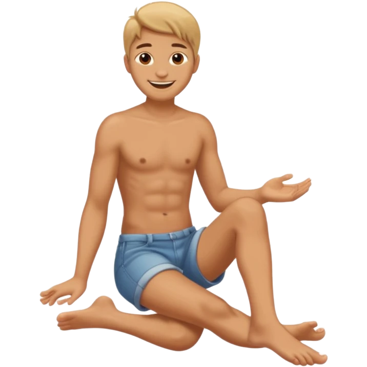 smile with feet emoji