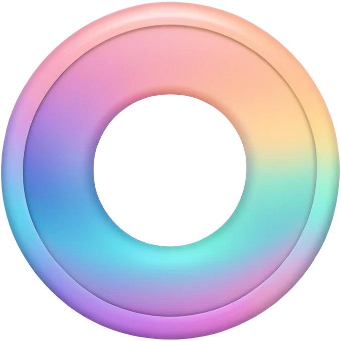 Circle loop pastel  emoji