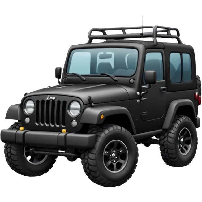 black jeep emoji