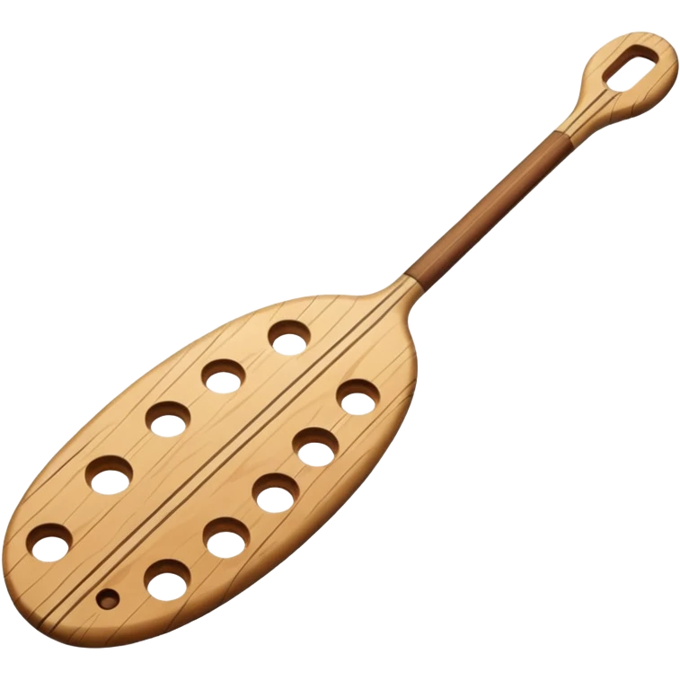 Paddle with holes in it  emoji