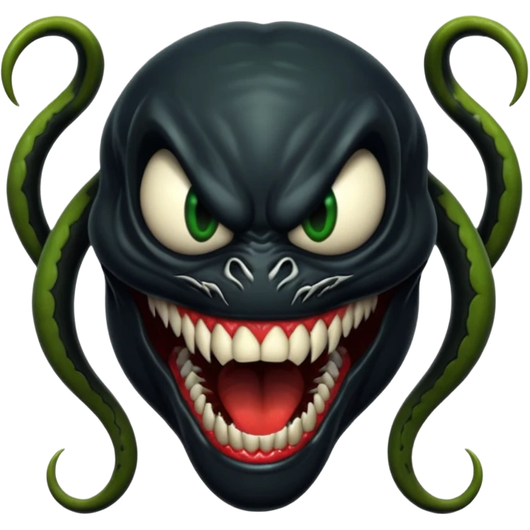 Venom face emoji