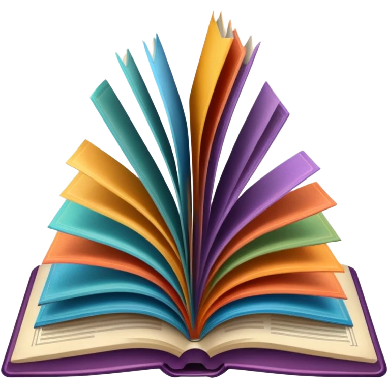 an open book with wallpaper samples. emoji