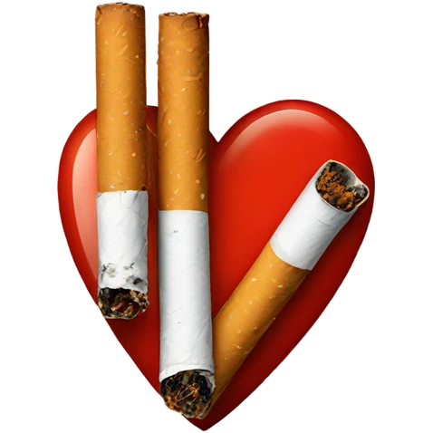 cigarette heart emoji