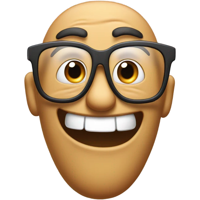 Fart with glasses emoji