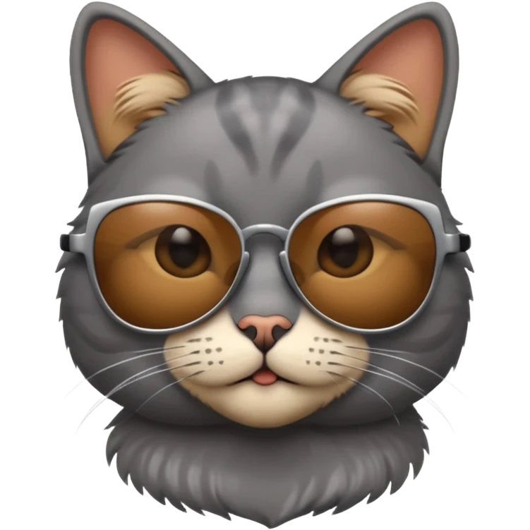 Cat wearing sunglasses emoji