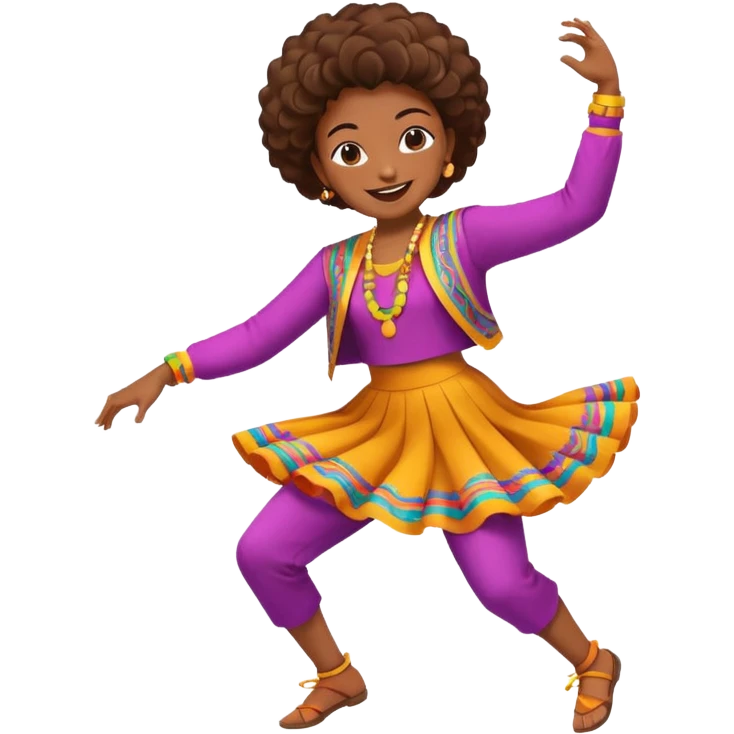 create a person emoji of Barcavibe is the superpower name Brings energy, momentum, and structure more fun and dancing more coloful emoji