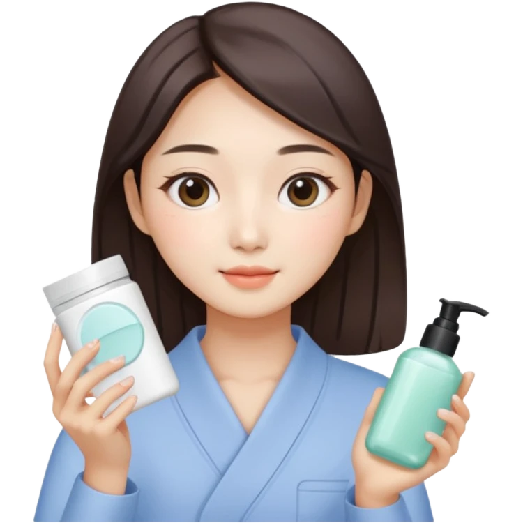 skin care Kit Rituals korean girl emoji