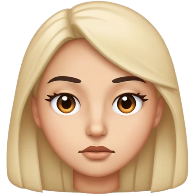 Bombastic side eye emoji