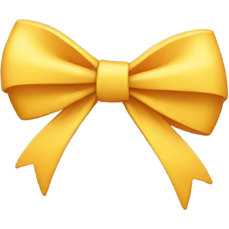 Rad bow emoji