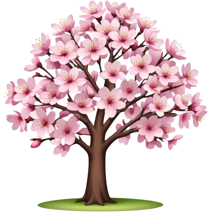 Sakura cherry blossom tree  emoji