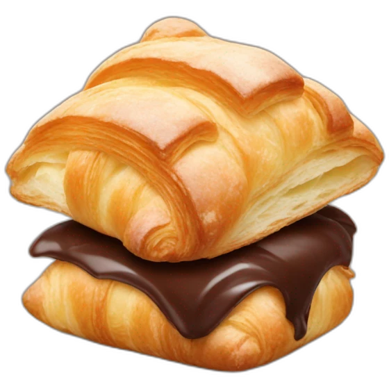 square croissant chocolate emoji