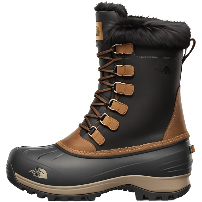 North face winter boots  emoji