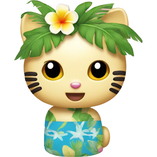 tropical hello-kitty emoji emoji