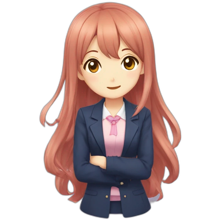 Monika doki doki literature club emoji