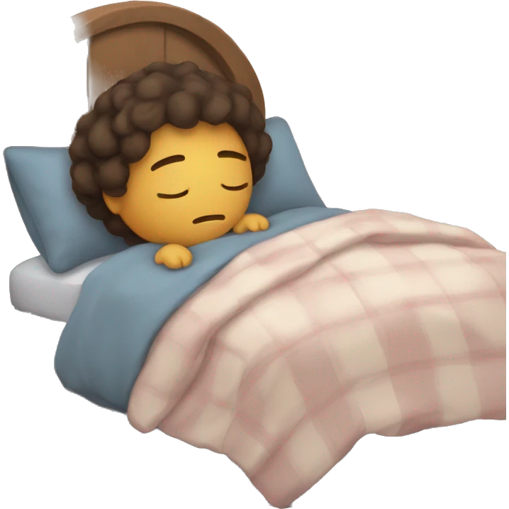 sleepy time warm comfy cozy bed  emoji