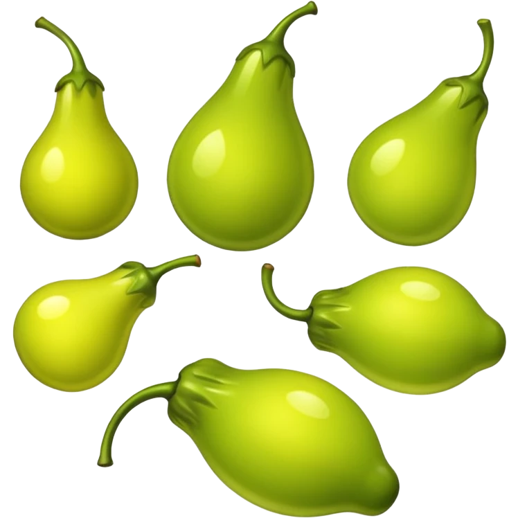 Chartreuse things emoji