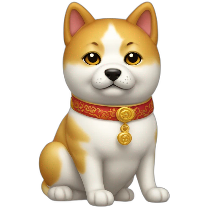 doge maneki neko emoji
