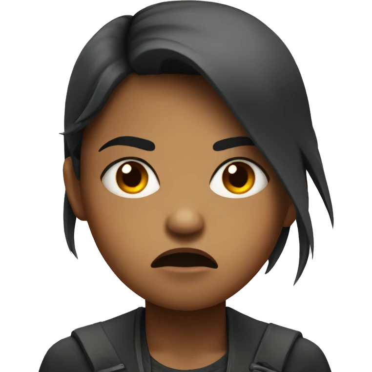 Angry girl  emoji