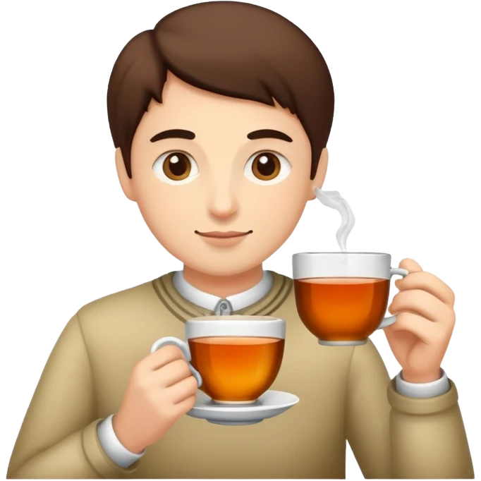 Clock that tea  emoji