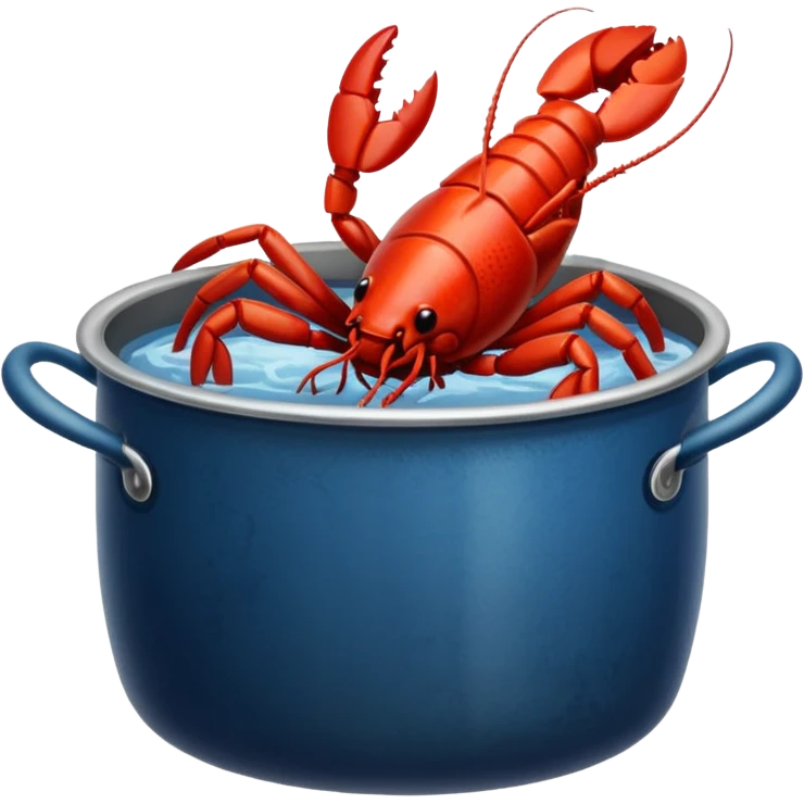 crayfish in a pot emoji