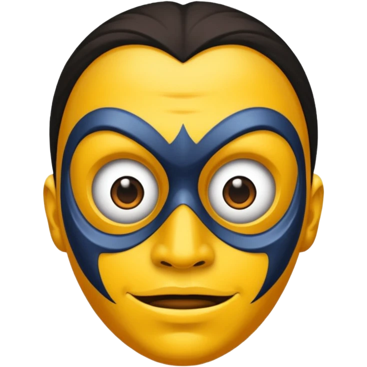a máscara está muito feia, não está fiel ao personagem  emoji