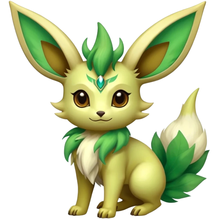 Shiny Exotic Sprigatito-Leafeon-Hybrid-Creature emoji