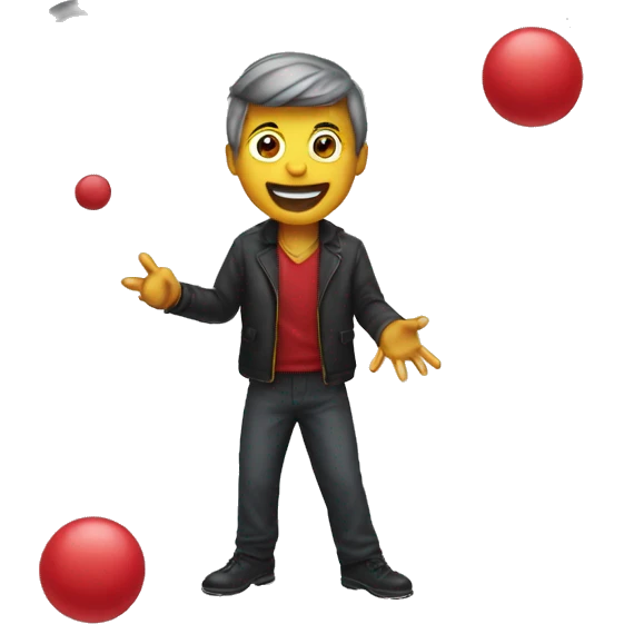 Emoji juggler emoji