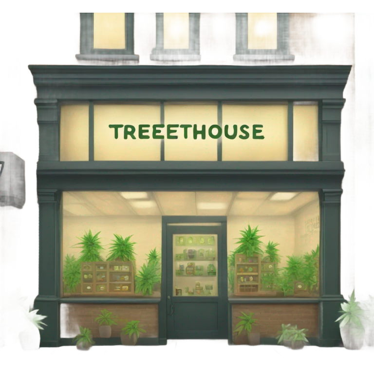 cannabis shopfront  name:treehouse emoji