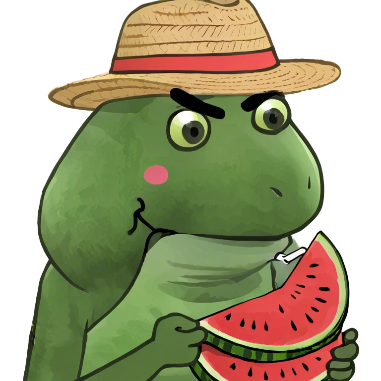a black guy eating chicken and water melon emoji