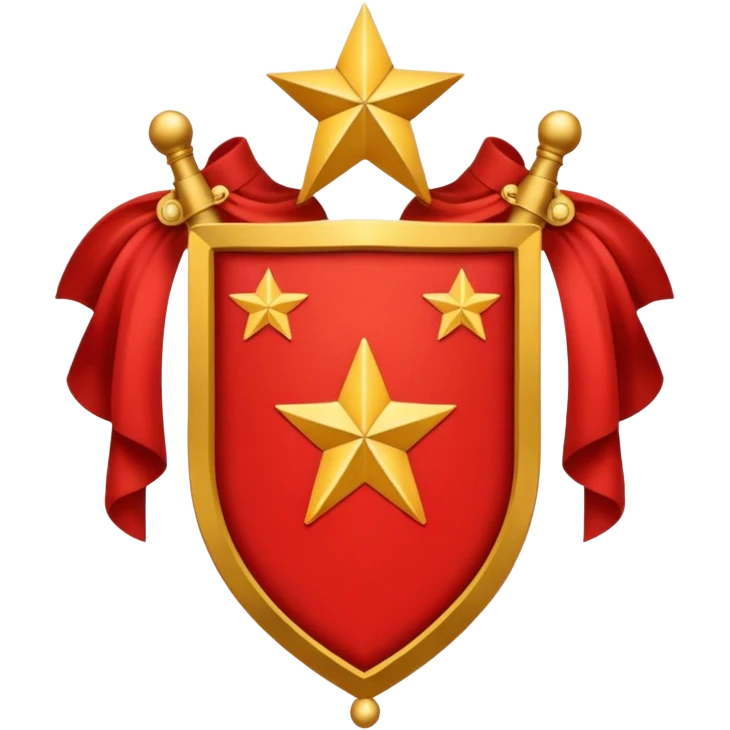 red 5 stars coat of arms emoji