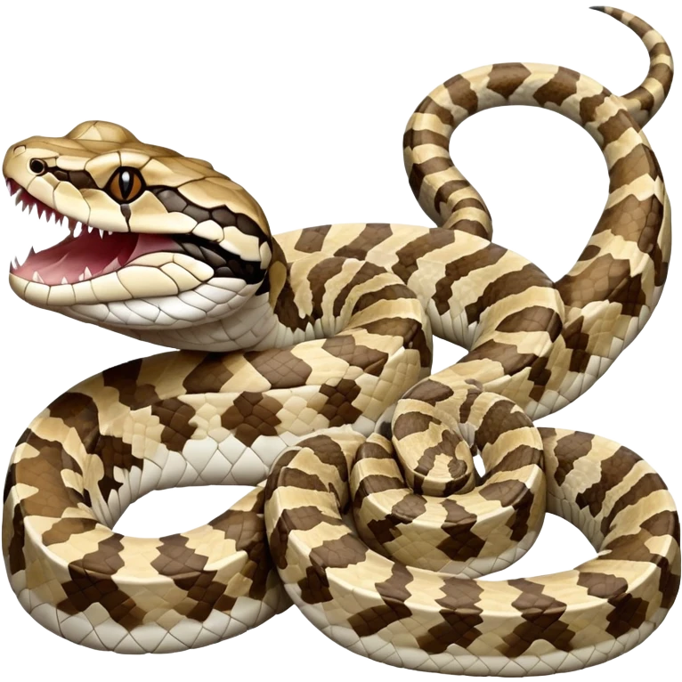 Gaboon viper emoji